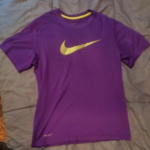 Dark Purple Nike Dri-fit T-shirt